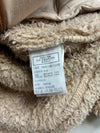 The North Face Beige Teddy Sherpa Fleece Zip Hoodie (S)