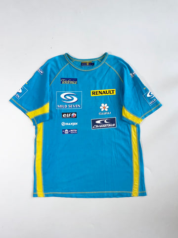 Vintage Renault F1 Team Mild Seven Sponsor Tee(L)