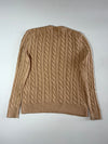 Polo Ralph Lauren Cable Knit Sweater – Camel/Tan (M/L)