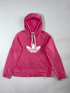 Vintage Adidas Originals Pink Trefoil Logo Hoodie Women’s (S/M)