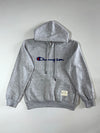 Champion Reverse Weave | Grey Script Hoodie (S)