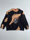 Eden XXX Guns N' Roses Bleach Wash Graphic Sweatshirt – Black (2XL)