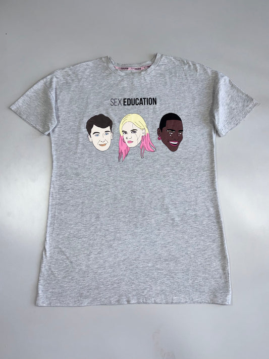 Premium Original Sex ED Series Graphic Printed  T-Shirt (L/XL)