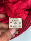 Vintage 1976 Person’s 1976 Collection Red Wool Black Leather m(S)