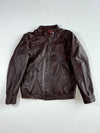 The Dark Brown Leather Jacket (S)