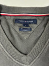 Tommy Hilfiger Big Flag Spellout Sweatshirt – Black – (XL)