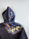 Worldwide Tribal Clique Skull Graphic Sublimation Zip Hoodie (M)