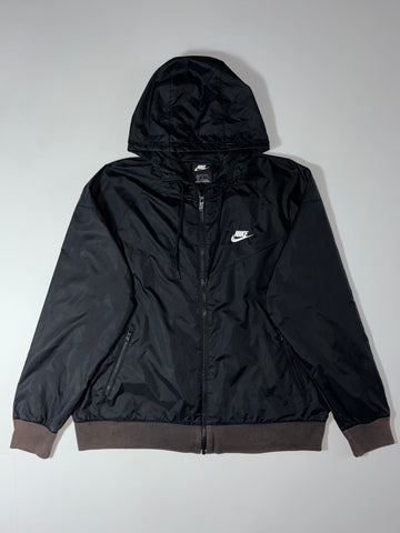 Nike | Black Windrunner Hooded Jacket  (L/XL)
