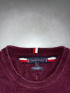 Tommy Hilfiger Pima Cotton Cashmere Crewneck Sweater – Burgundy (L)