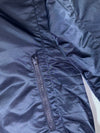 Lee Cooper Navy Hooded Puffer Jacket – Snap-Button Insulated Winter Jacket, (S)