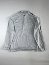 Adidas Golf White Quarter-Zip Pullover with 3-Stripe Sleeve – (XL)