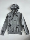 Roots Grey Hockey Print Hoodie (M/L)