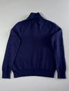 Polo Ralph Lauren Navy Quarter Zip Knit Sweater – (S)