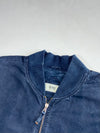 Vintage Hugo Boss Cotton Bomber Jacket – Washed Navy (3XL)