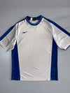 Nike Team Vintage Football Jersey – White & Royal Blue (L)