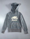 Roots Canada Grey All-Over Print Hoodie Size  (S)