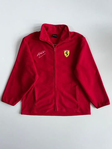 Ferrari Embroidered Fleece Full-Zip Jacket (XL)