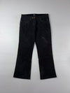 Spirit Motors Black Leather Bootcut Pants (W:34) (L:39)