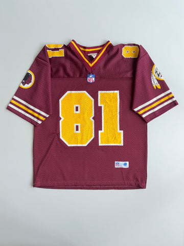 Vintage Redskins #81 NFL Jersey – Maroon/Gold (SportsFan tag) (xL)