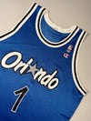 Vintage 90s Champion NBA Orlando Magic #1 Jersey – Blue (XL)