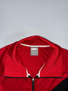 Nike | Color Block Track Jacket | Red & Black (M)