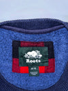 Roots Canada Multi-Patch Crewneck Sweatshirt Navy Blue, (M)