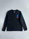 Chrome Hearts Gradient Cross Logo Black Crewneck Sweatshirt (M)