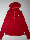 Nike Running | Red Dri-Fit Half-Zip Hoodie  (M)