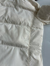 Polo Jeans Co. Ralph Lauren Cream Puffer Jacket with Faux Fur Hood Women’s (S)