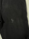 Champion Heritage Logo Black Fleece Jogger Sweatpants (W:35) (L:42)