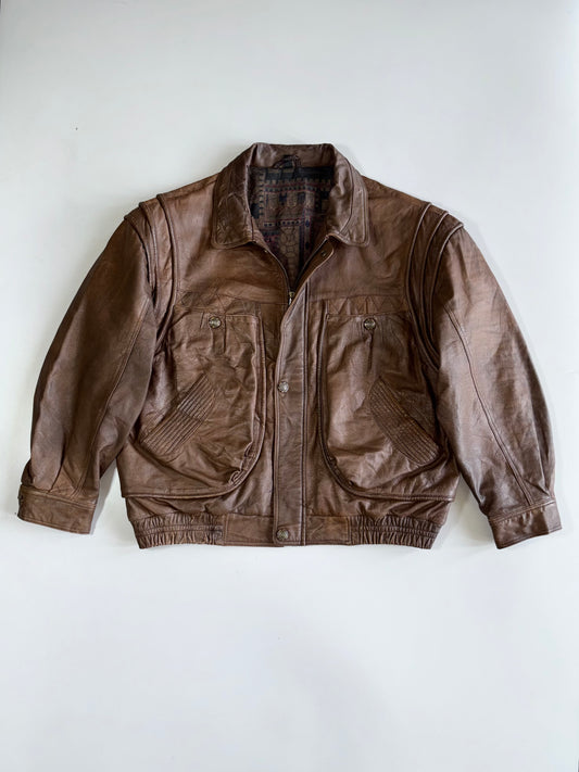 Super Premium Original Pure Heavy Leather Jacket (XL/2XL)