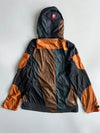 Black Yak Extreme Peak Colorblock Hooded Windbreaker Jacket (L)