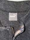 Puma Charcoal Grey Quarter-Zip Mock Neck Pullover (XL)