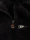Fila Black Sherpa Fleece Full Zip Jacket (M)