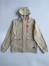 Nike Fleece Hooded Jacket | Beige Red | (L/XL)