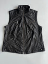 Bonita Leather Womens Moto Vest (L)