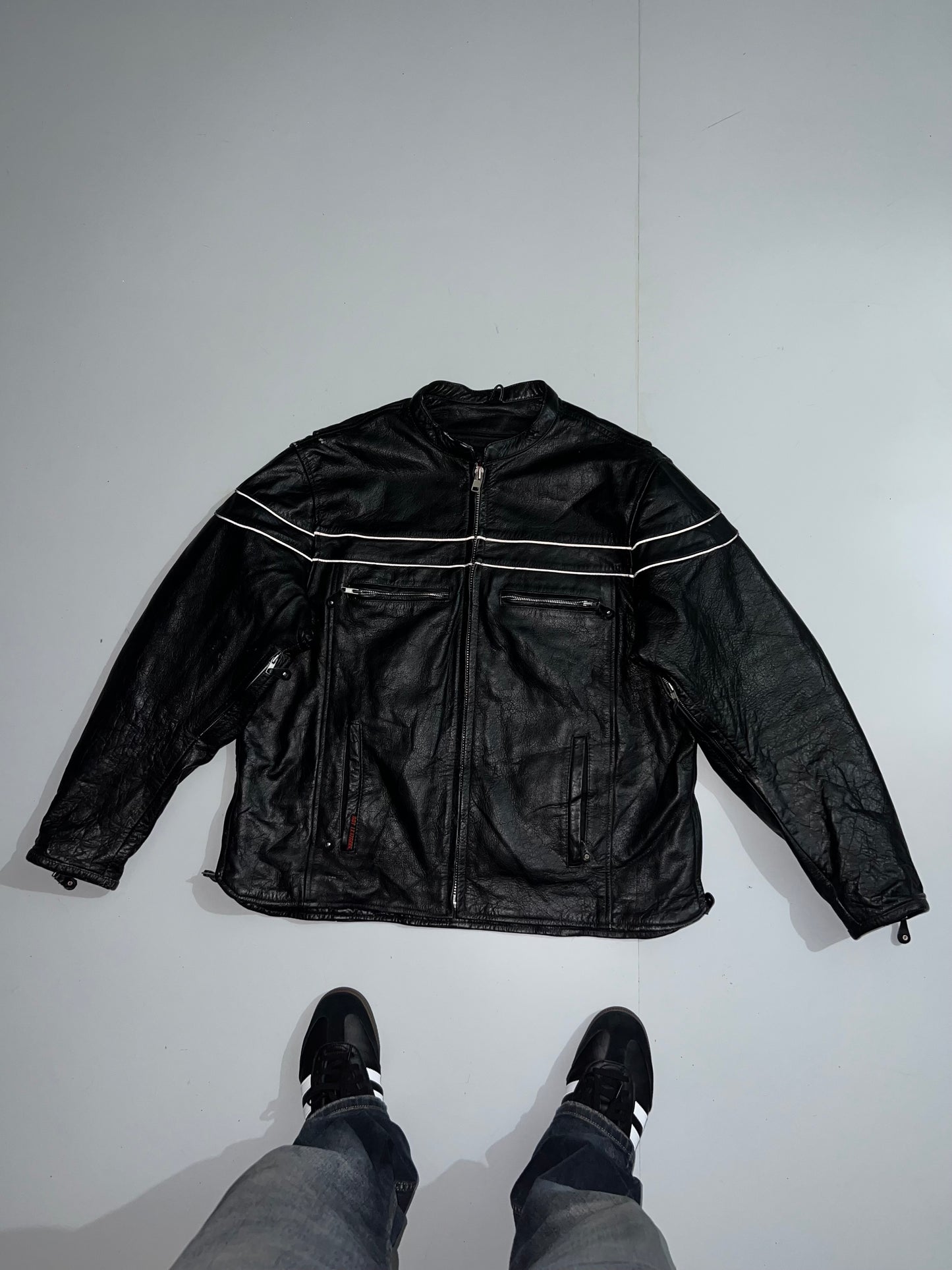 ! Super Premium Original Leather (RARE) (Pockets on Arms) (2XL/3XL)