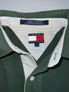 Vintage Tommy Hilfiger Crest Logo Piqué Polo (2XL)