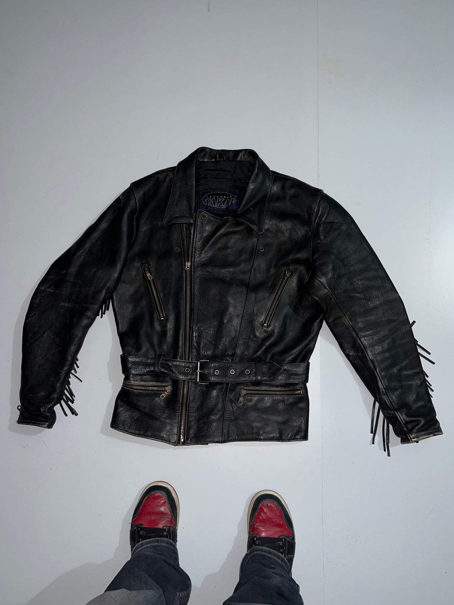 ZUltra Rare Biker Original Leather Jacket (L)