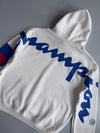 Supreme x Champion Big Script Hoodie White (M)