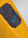 Vintage Reebok Classic Quarter-Zip Polar Fleece – Mustard Yellow/Grey Shoulder Panel (XL/2XL)