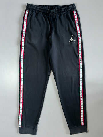 Jordan Striped Tape Black Track Elastic Pants (W:34|L:42)