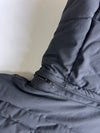 The North Face Black Quilted Puffer Detachable hood Jacket (M)
