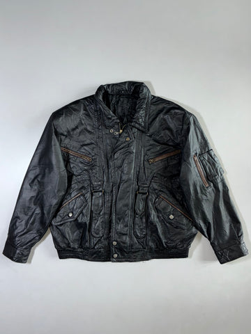 Berto Lucci Premium Original Leather Jacket (2XL)