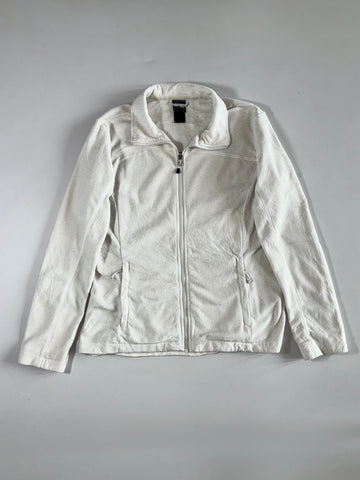 The North Face Women's Full-Zip Fleece Jacket – White (M)