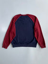 Marithe Francois Girbaud | Navy Maroon Colorblock Sweatshirt | (L/XL)