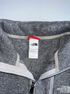 The North Face Grey Fleece Full-Zip Jacket (M)