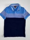 Tommy Hilfiger Blue Colorblock Polo (S)