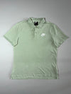 Nike Mint Green Embroidered Logo Polo Shirt (XL)