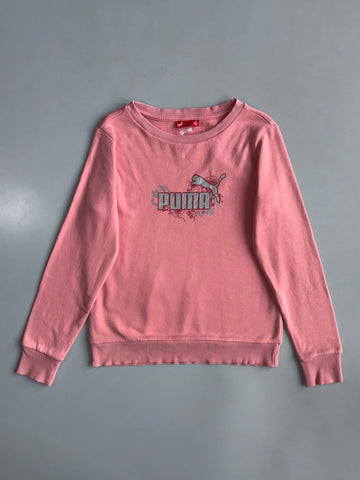 Puma | Pink Graphic Sweatshirt | (S)